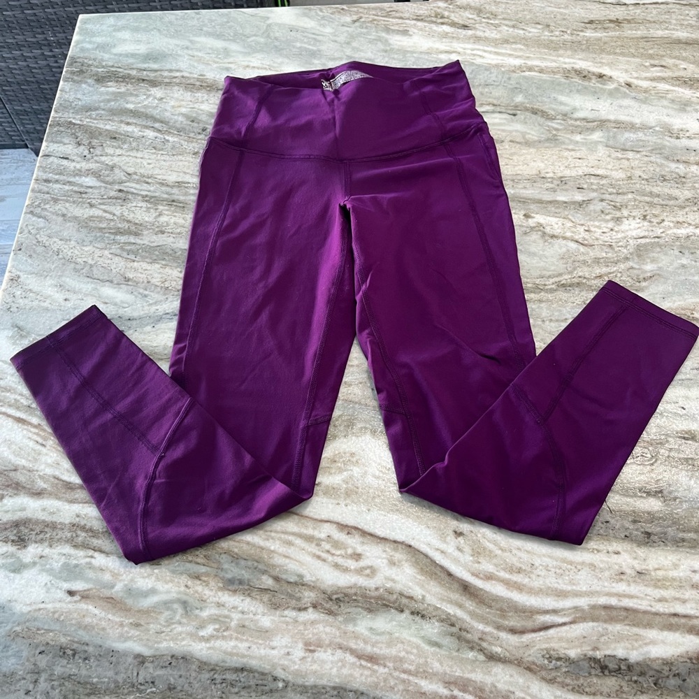 ✨VSX Plum Athletic Pants 28” Sz M With Pockets